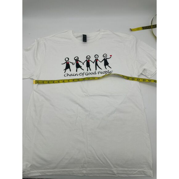 Chain of Good People ™ Unisex T-Shirt Crew Neck Sz L Short Sleeves Cotton NWT - Picture 8 of 8